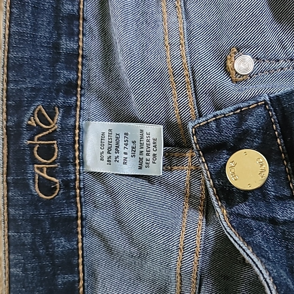 Cache Jeans Size 6 - Picture 5 of 5